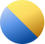 Gouden / Blauw