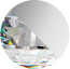 Zilverkleurig / Transparant