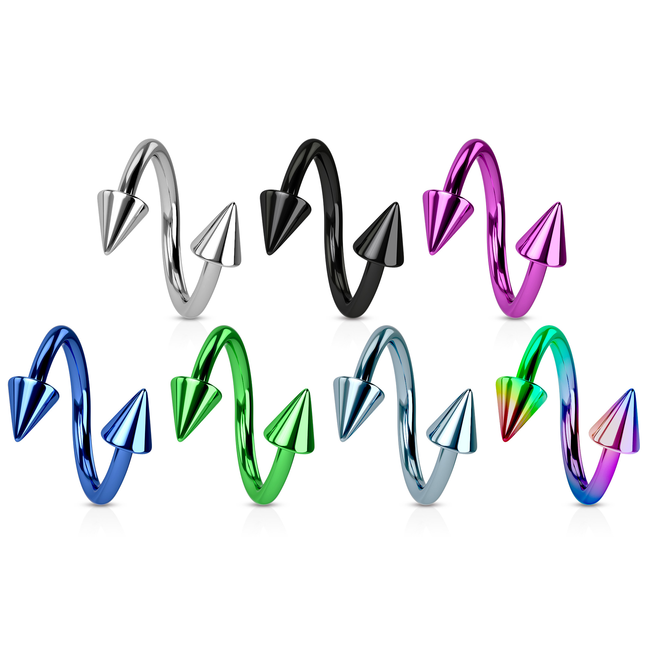 Twisterring met coating in veel verschillende kleuren