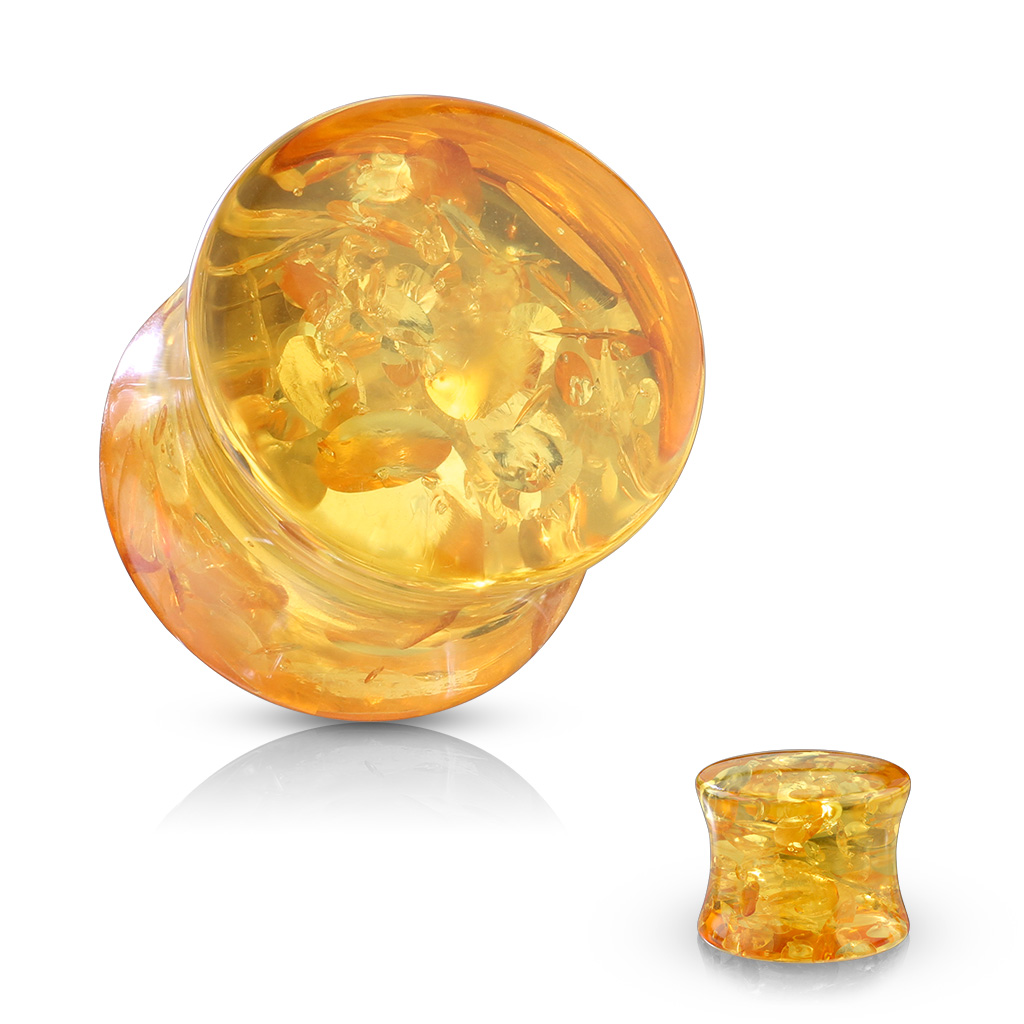 Plug met amberstructuur